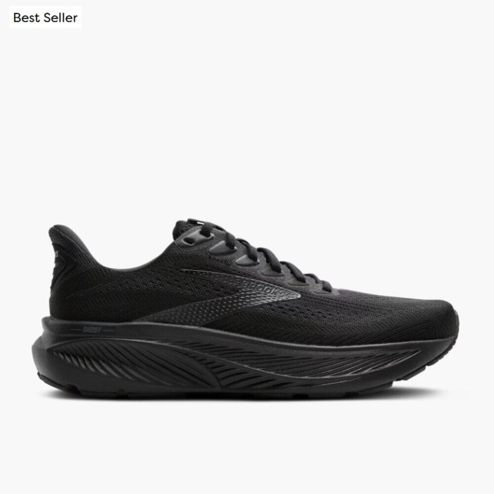 Brooks  Black Ghost 17 Women's Size 9.5 Medium Width Walking Running Shoe